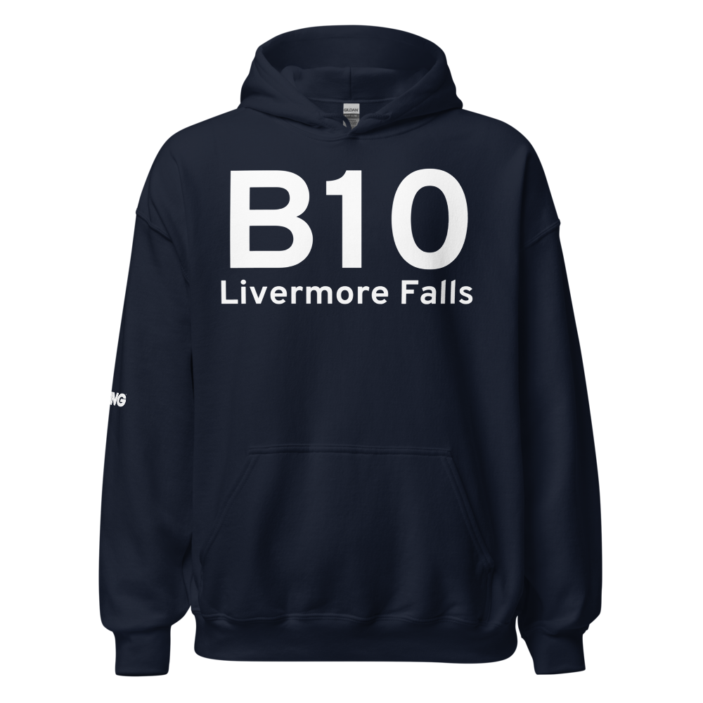 Livermore Falls (B10) Airport Hoodie Sweatshirt 
