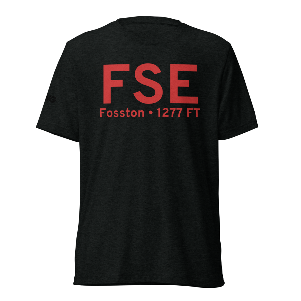 Fosston (KFSE) Airport Tri-blend T-Shirt 