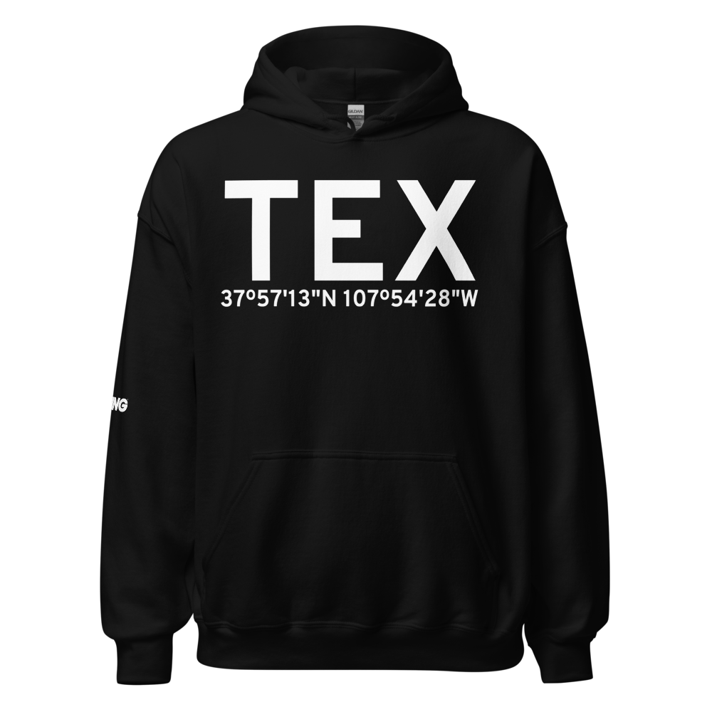 Telluride (KTEX) Airport Hoodie Sweatshirt 