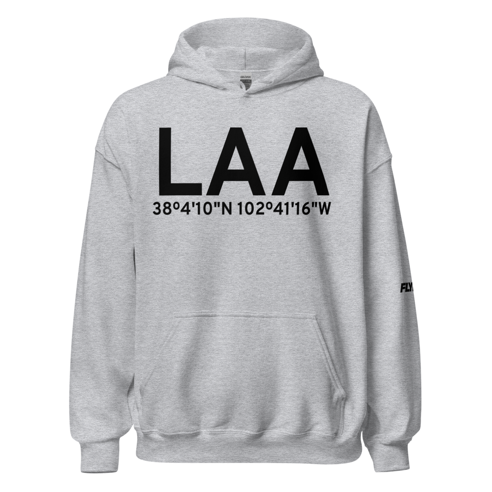 Lamar (KLAA) Airport Hoodie Sweatshirt 