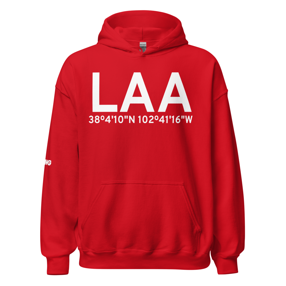 Lamar (KLAA) Airport Hoodie Sweatshirt 