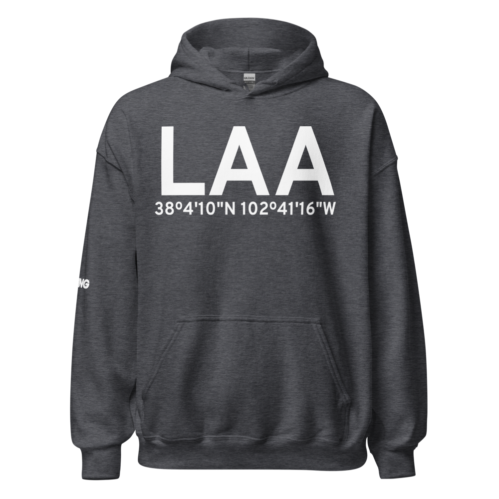 Lamar (KLAA) Airport Hoodie Sweatshirt 