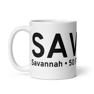 Savannah (KSAV) Airport Mug