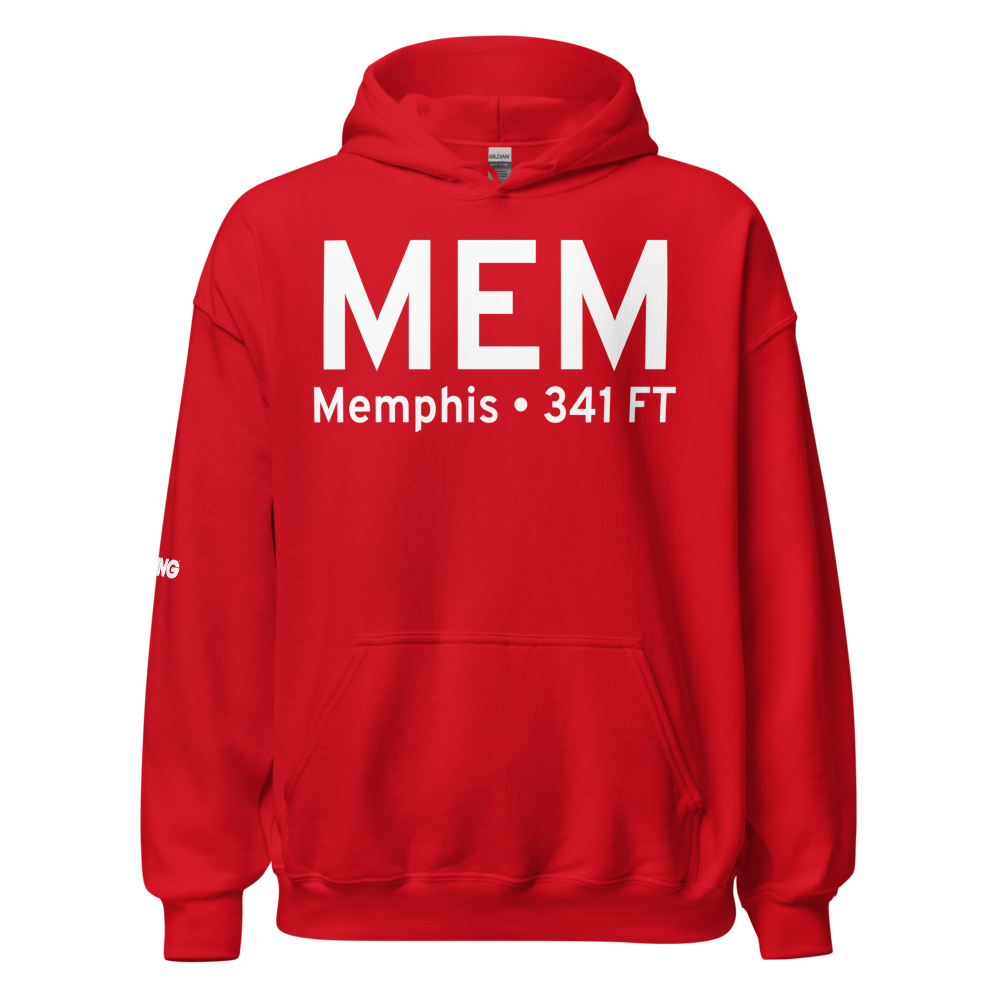 Memphis (KMEM) Airport Hoodie Sweatshirt 