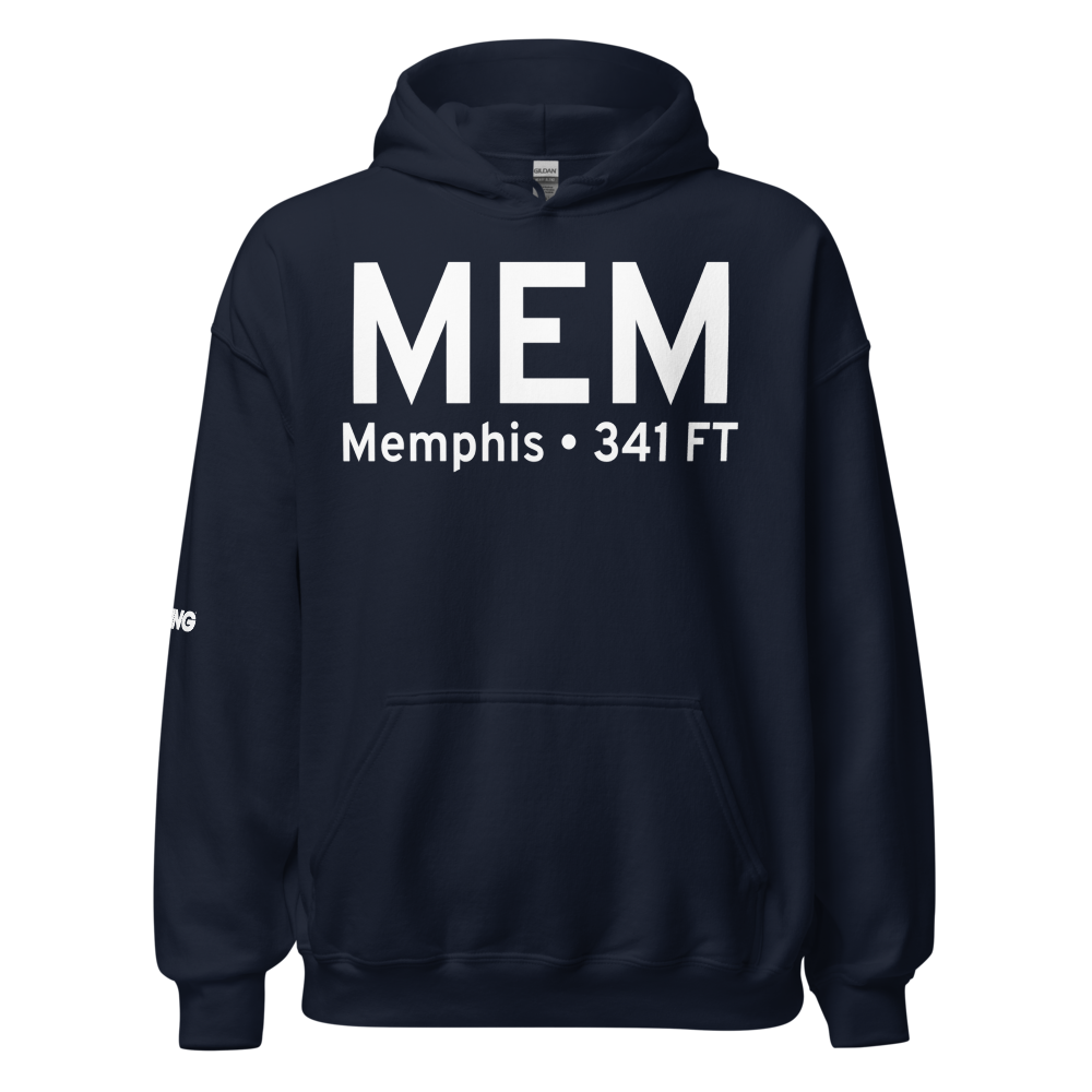 Memphis (KMEM) Airport Hoodie Sweatshirt 