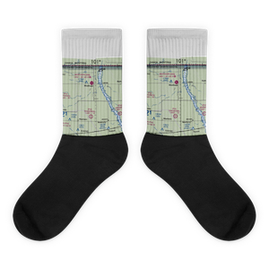 Westhope Municipal Airport (D64) VFR Sectional Socks