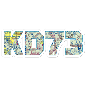 Monroe Walton County Airport (D73) VFR Sectional Sticker