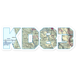 Boonville Airport (D83) VFR Sectional Sticker