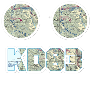 Boonville Airport (D83) VFR Sectional Sticker Pack