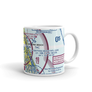 Daytona Beach International Airport (DAB) VFR Sectional  Mug