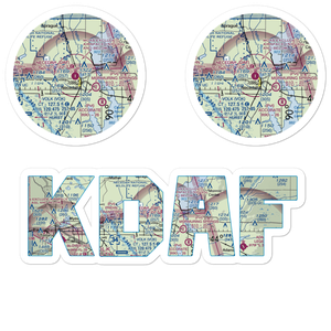 Necedah Airport (DAF) VFR Sectional Sticker Pack