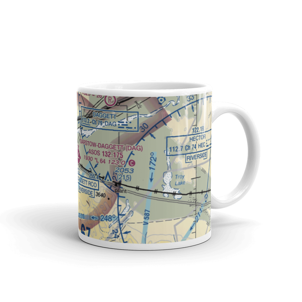 Barstow Daggett Airport (DAG) VFR Sectional  Mug 