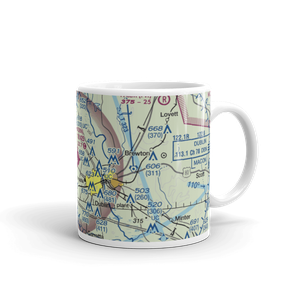 W H 'Bud' Barron Airport (DBN) VFR Sectional  Mug