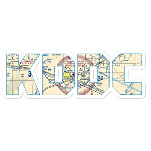Dodge City Regional Airport (DDC) VFR Sectional Sticker