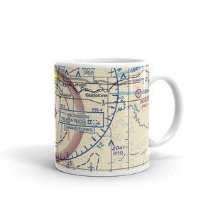 Dickinson Theodore Roosevelt Regional Airport (DIK) VFR Sectional  Mug