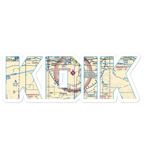 Dickinson Theodore Roosevelt Regional Airport (DIK) VFR Sectional Sticker