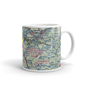 Knoxville Downtown Island Airport (DKX) VFR Sectional  Mug