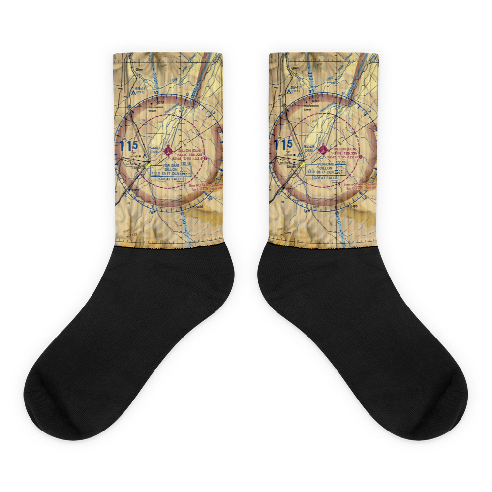Dillon Airport (DLN) VFR Sectional Socks 