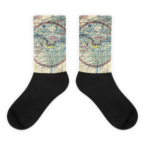 Columbia Gorge Regional the Dalles Municipal Airport (DLS) VFR Sectional Socks