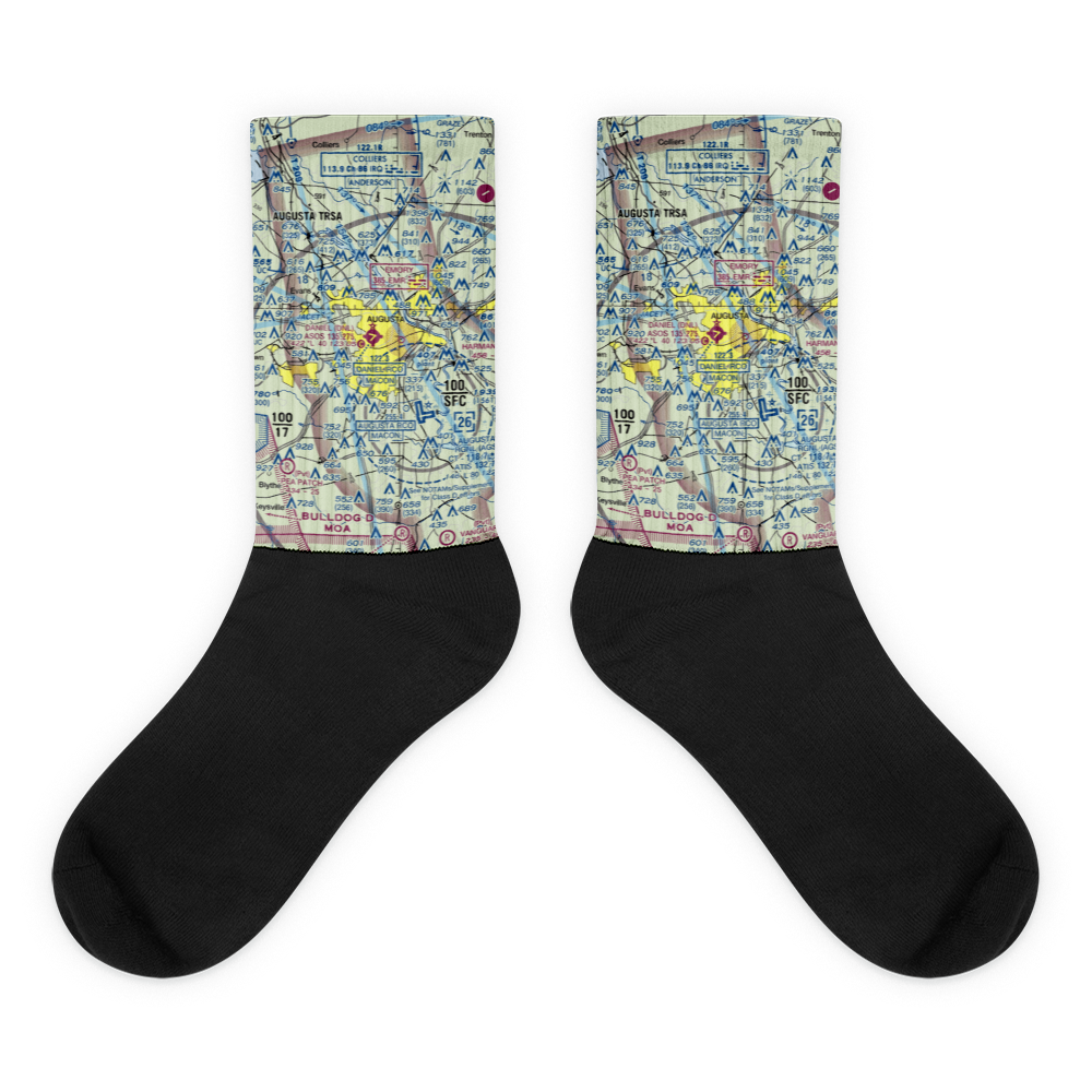 Daniel Field (DNL) VFR Sectional Socks 