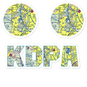 Dupage Airport (DPA) VFR Sectional Sticker Pack