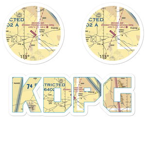 Michael AAF (Dugway Proving Ground) Airport (DPG) VFR Sectional Sticker Pack