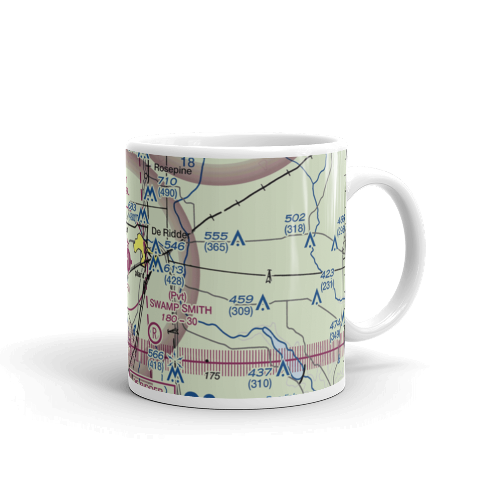 Beauregard Regional Airport (DRI) VFR Sectional  Mug 