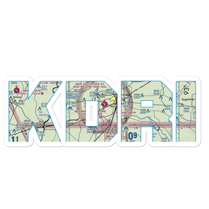 Beauregard Regional Airport (DRI) VFR Sectional Sticker