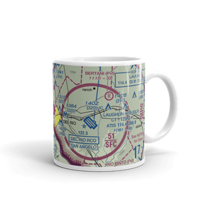 Del Rio International Airport (DRT) VFR Sectional  Mug