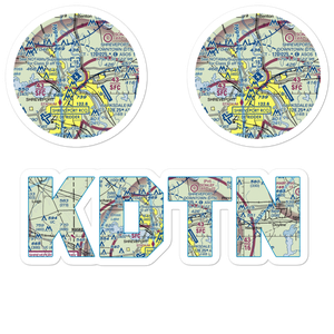 Shreveport Downtown Airport (DTN) VFR Sectional Sticker Pack