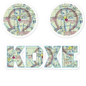 Dexter Municipal Airport (DXE) VFR Sectional Sticker Pack