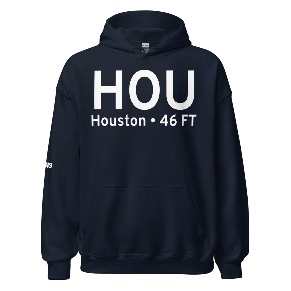 Houston (KHOU) Airport Hoodie Sweatshirt 