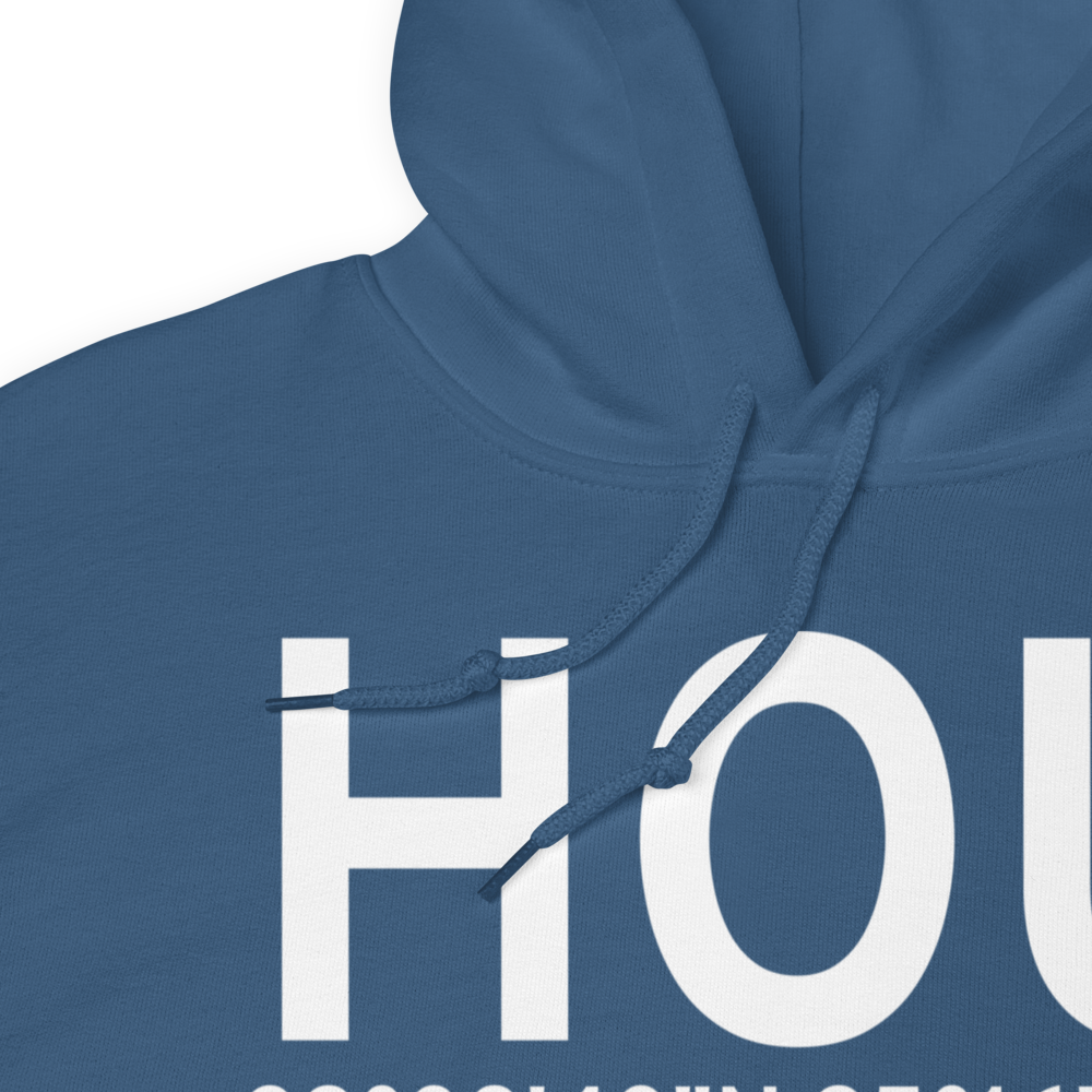 Houston (KHOU) Airport Hoodie Sweatshirt 