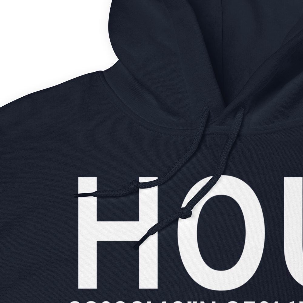 Houston (KHOU) Airport Hoodie Sweatshirt 