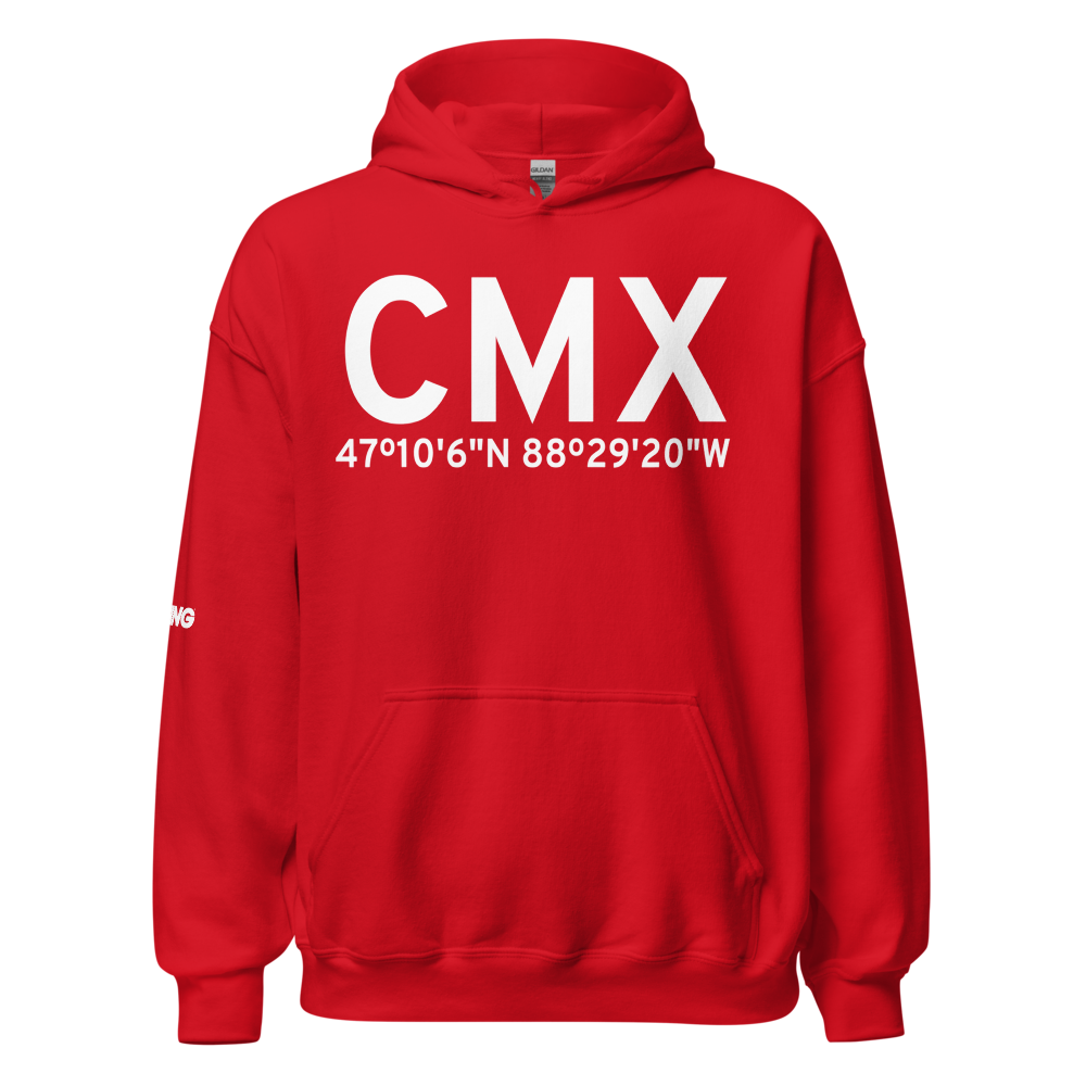 Hancock (KCMX) Airport Hoodie Sweatshirt 