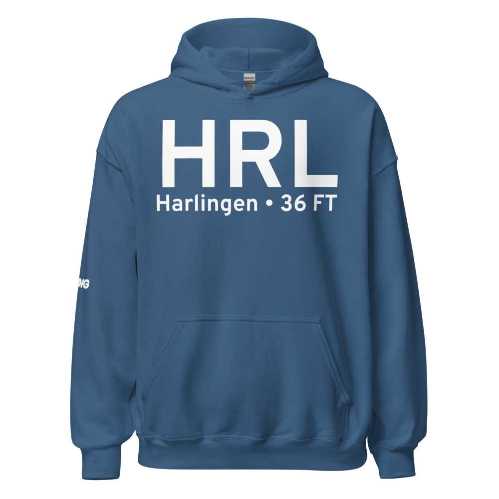 Harlingen (KHRL) Airport Hoodie Sweatshirt 
