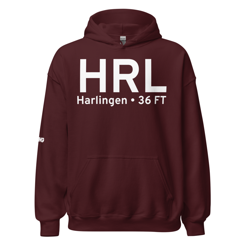 Harlingen (KHRL) Airport Hoodie Sweatshirt 