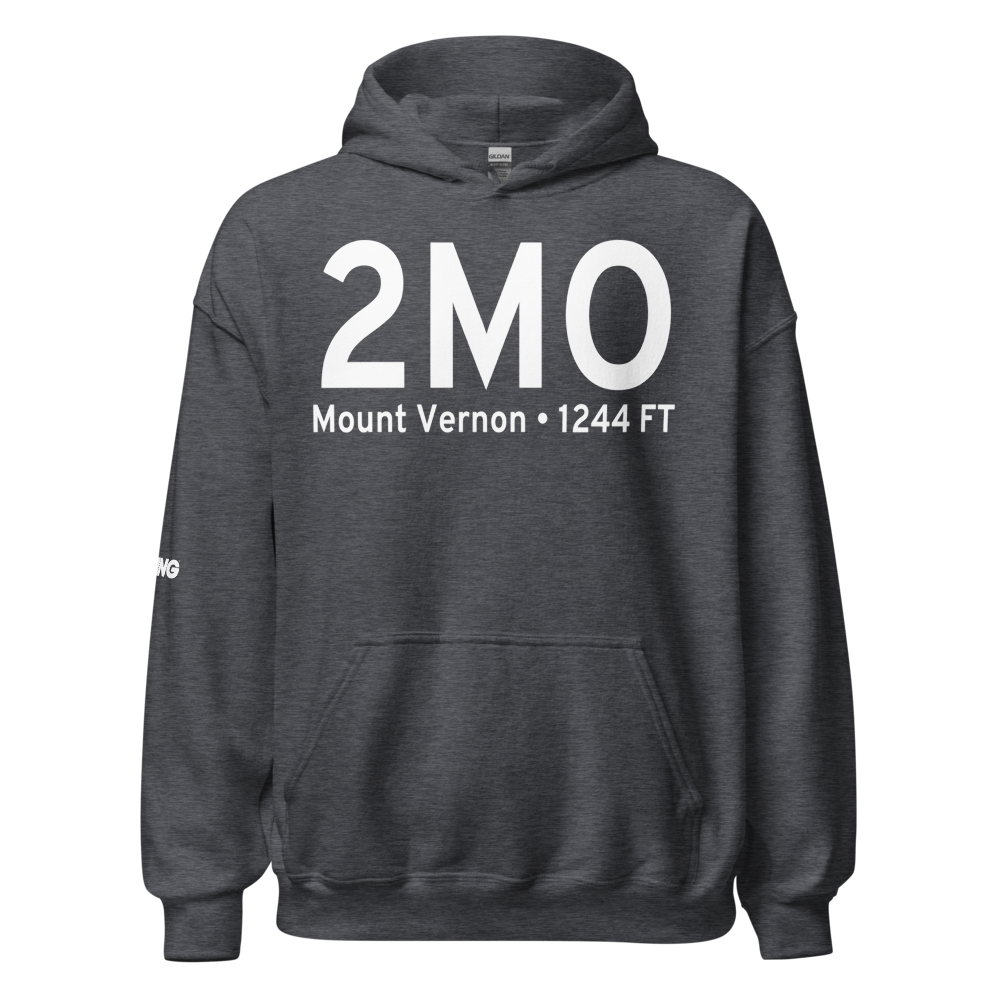 Mount Vernon (K2MO) Airport Hoodie Sweatshirt 