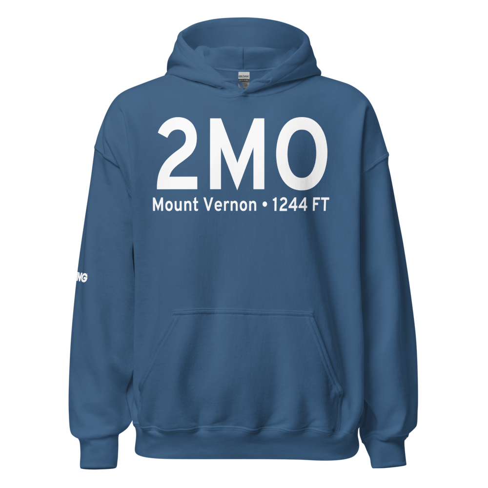 Mount Vernon (K2MO) Airport Hoodie Sweatshirt 