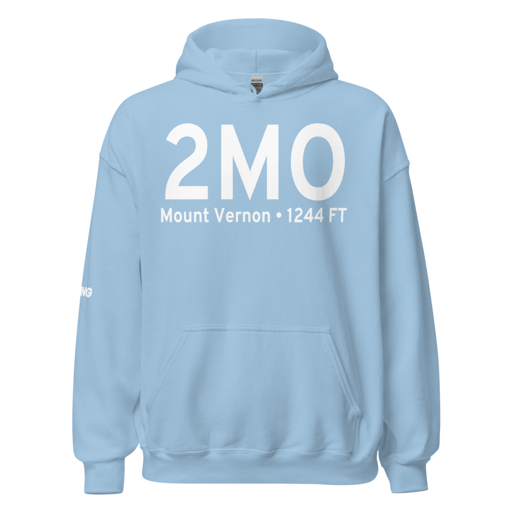 Mount Vernon (K2MO) Airport Hoodie Sweatshirt 