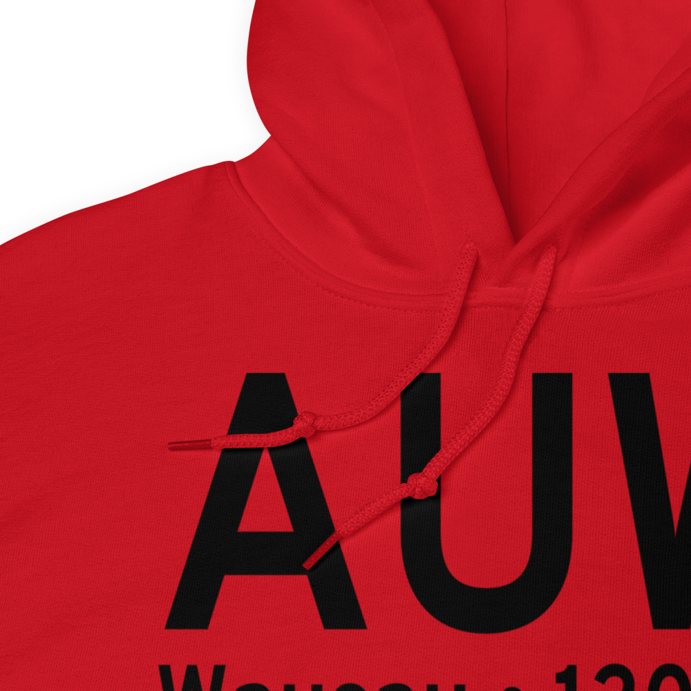 Wausau (KAUW) Airport Hoodie Sweatshirt 