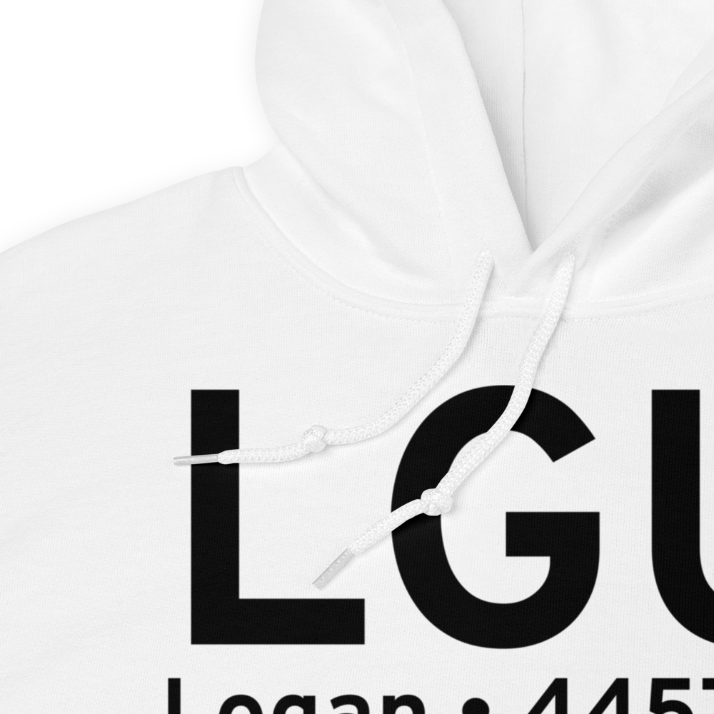 Logan (KLGU) Airport Hoodie Sweatshirt 