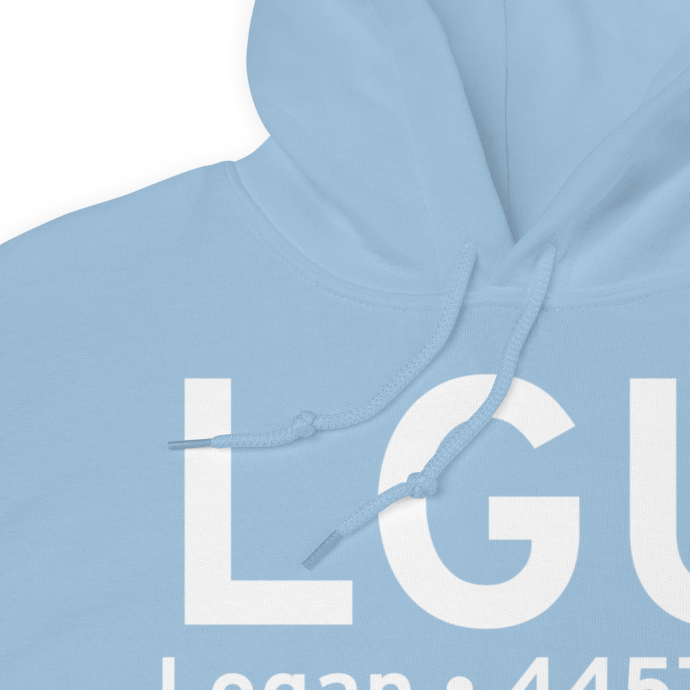 Logan (KLGU) Airport Hoodie Sweatshirt 