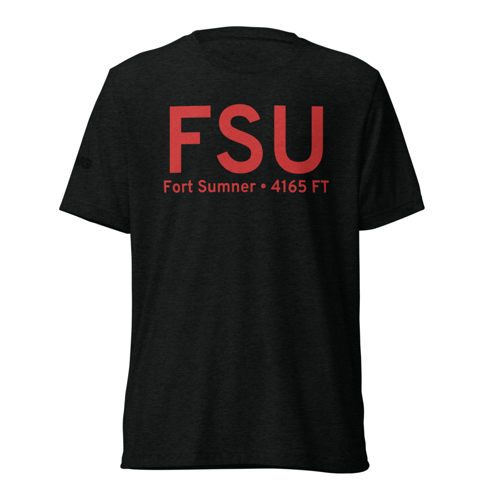 Fort Sumner (KFSU) Airport Tri-blend T-Shirt 