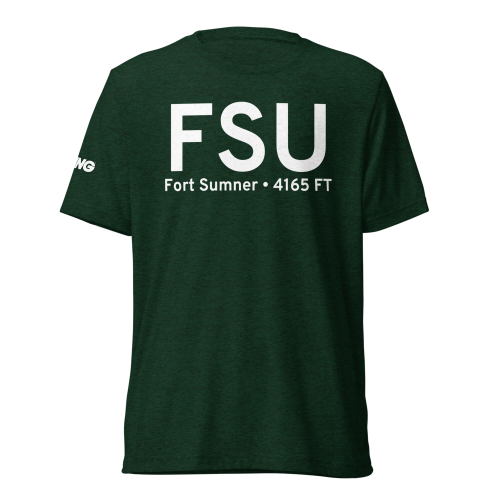 Fort Sumner (KFSU) Airport Tri-blend T-Shirt 