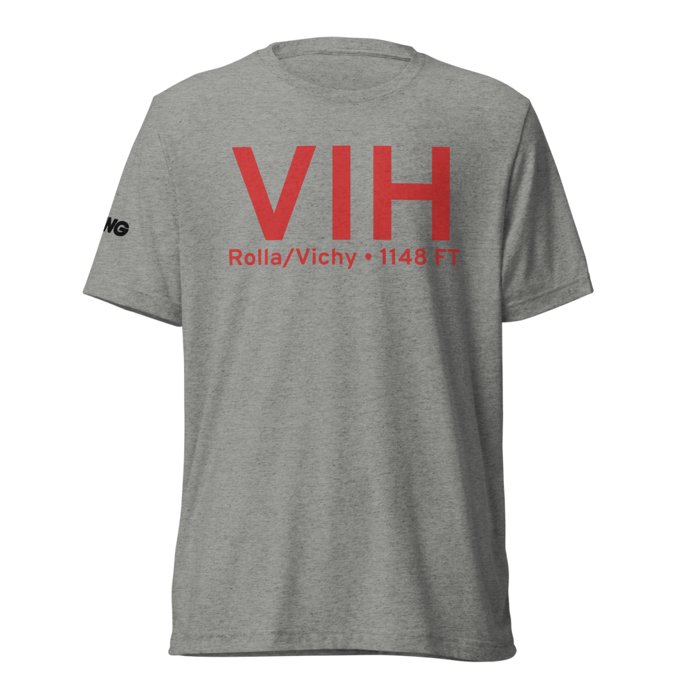Rolla/Vichy (KVIH) Airport Tri-blend T-Shirt 