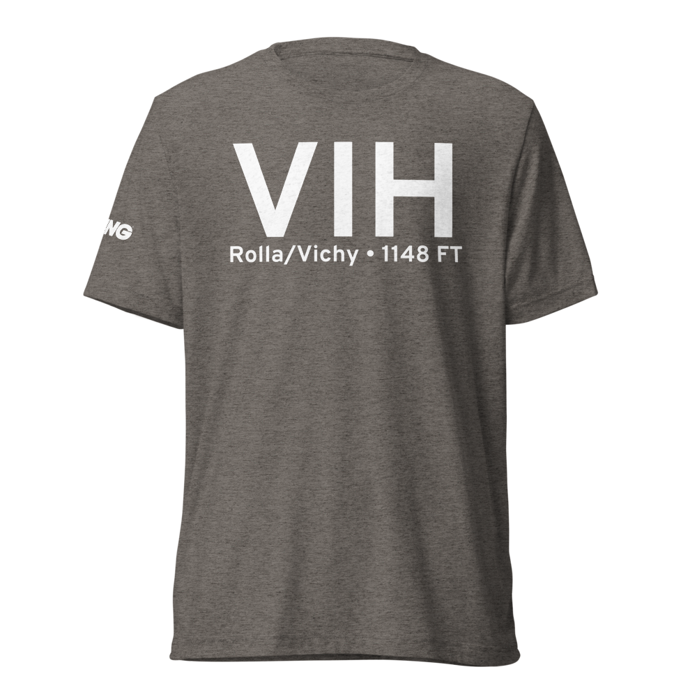 Rolla/Vichy (KVIH) Airport Tri-blend T-Shirt 