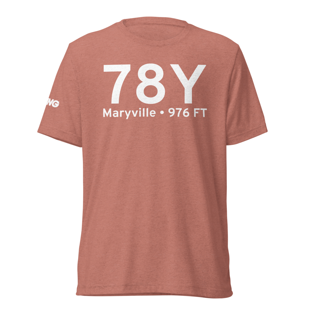Maryville (K78Y) Airport Tri-blend T-Shirt 