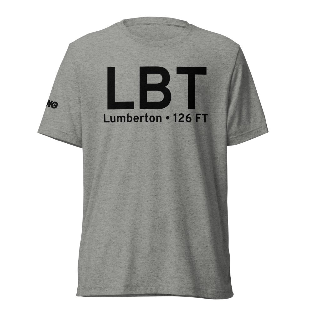 Lumberton (KLBT) Airport Tri-blend T-Shirt 