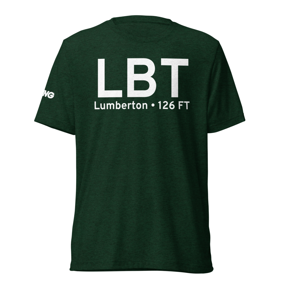 Lumberton (KLBT) Airport Tri-blend T-Shirt 